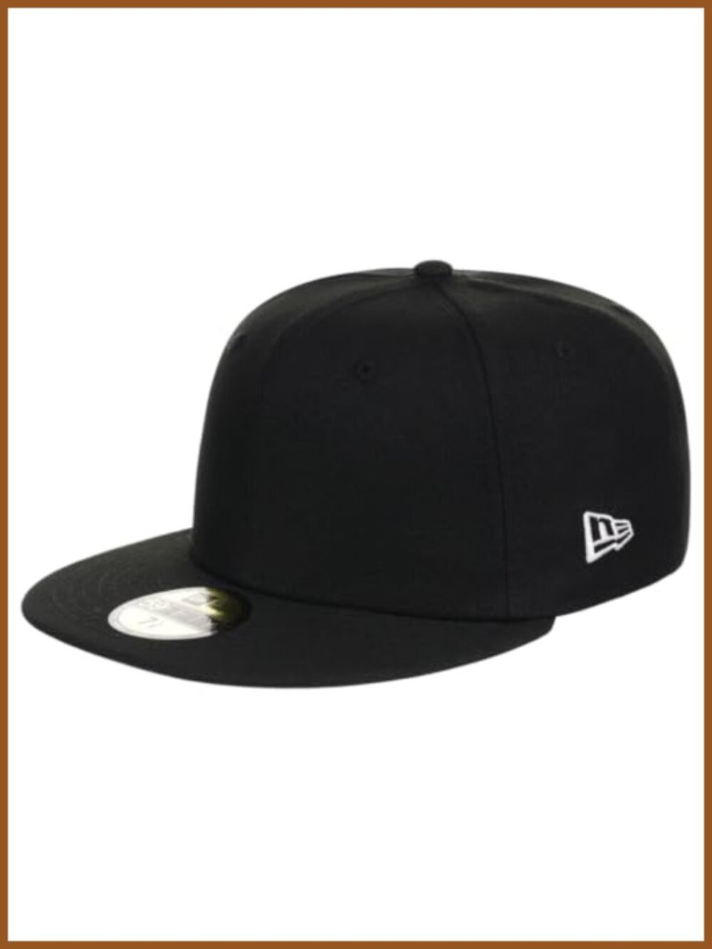 New Era 59FIFTY Fitted Flat Bill Baseball Cap Structured Moisture Wicking